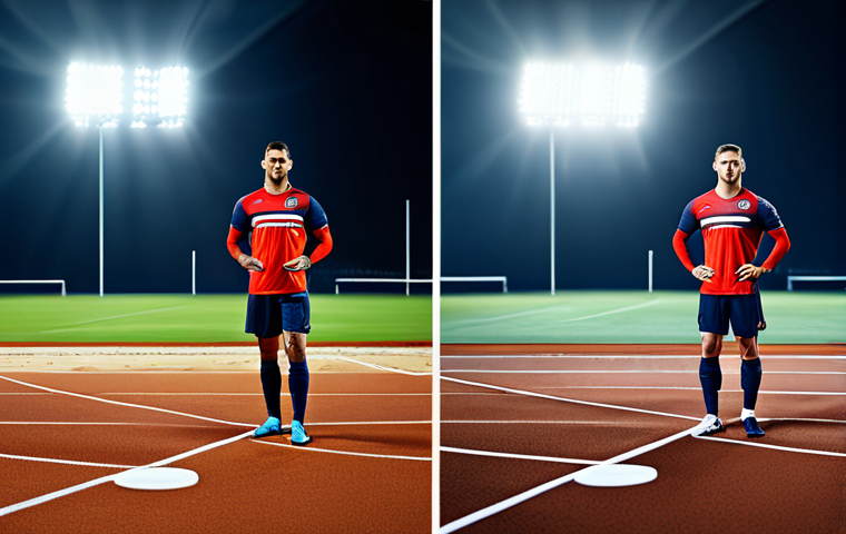 Here are two image prompts for Stable Diffusion XL, focusing on the themes of professional sports rehabilitation: