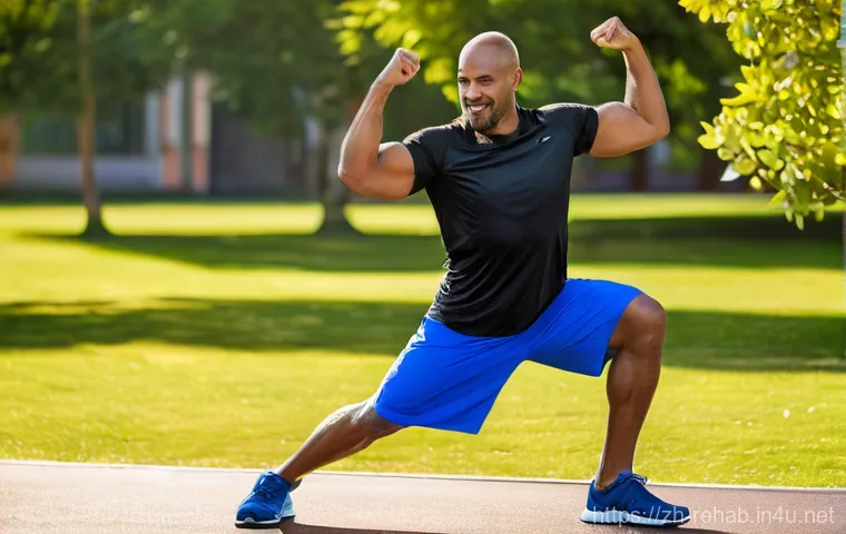 스포츠재활사와 물리치료센터 협력 사례 - **Prompt 2: Guided Personalized Rehabilitation Training Session**
    "Inside a well-equipped rehabi...