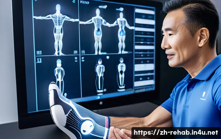 스포츠재활사로서의 가치 실현 방법 - A professional sports rehabilitation therapist in a modern clinical setting, wearing comfortable ath...